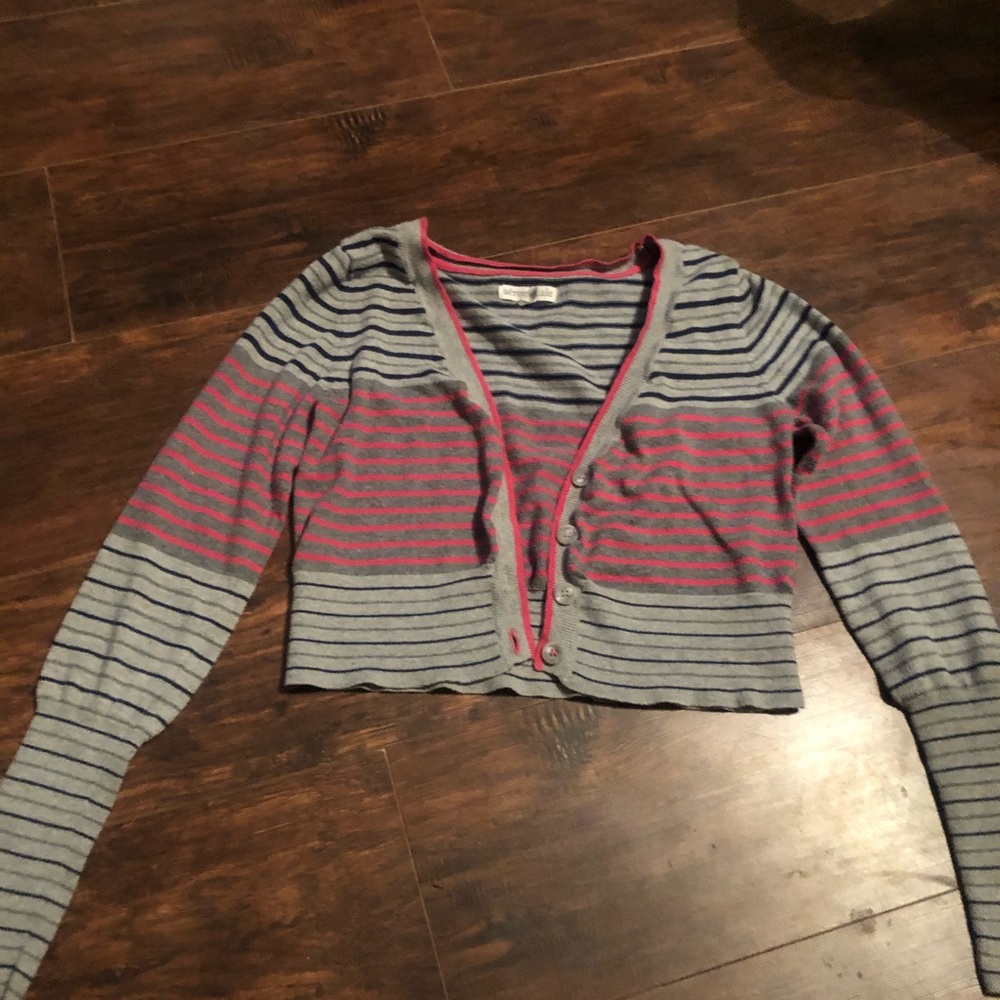 Striped Aeropostale Cardigan.